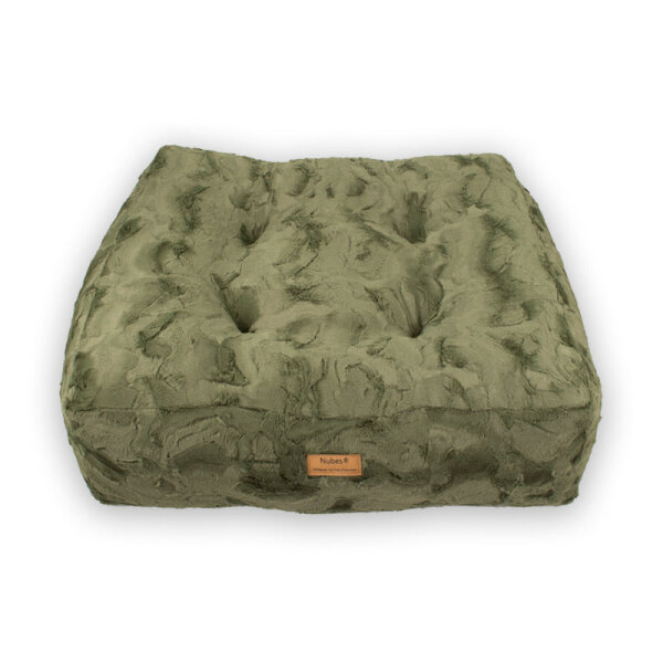 Hundebett Nubes&reg; Welle Oliv