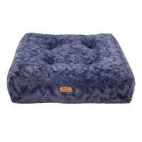 Hundebett Nubes&reg; Welle Navy 80x80 cm