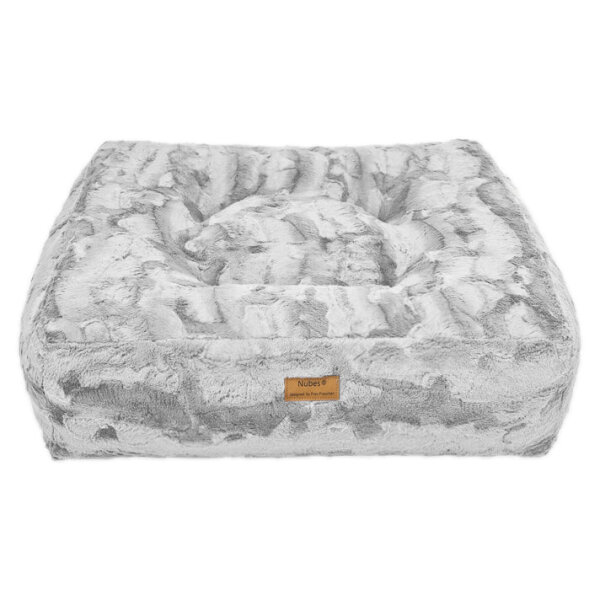 Hundebett Nubes&reg; Welle Hellgrau