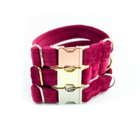 Hundehalsband Sametti Fuchsia