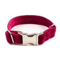 Hundehalsband Sametti Fuchsia