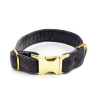 Hundehalsband Sametti Dunkelgrau