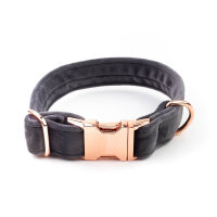 Hundehalsband Sametti Dunkelgrau