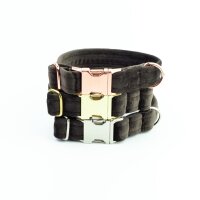 Hundehalsband Sametti Schoko