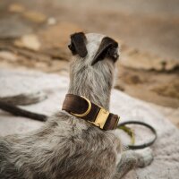 Hundehalsband Sametti Schoko