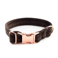 Hundehalsband Sametti Schoko