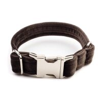 Hundehalsband Sametti Schoko