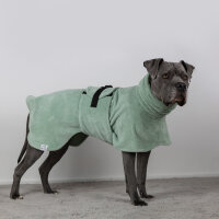Hunde-Bademantel Gr&uuml;n