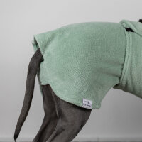Hunde-Bademantel Gr&uuml;n