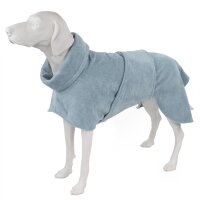 Hunde-Bademantel Blau