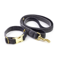 Hundeleine Sametti Dunkelgrau