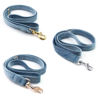 Hundeleine Sametti Eisblau