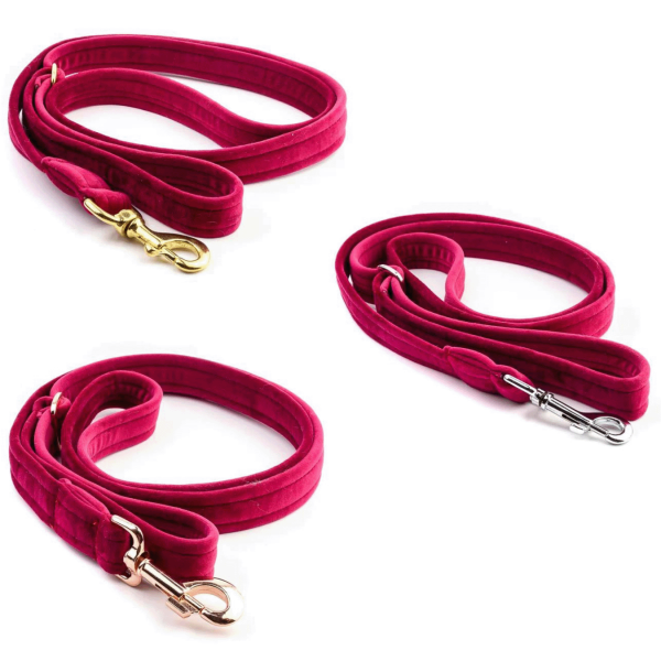 Hundeleine Sametti Fuchsia