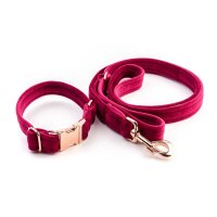 Hundeleine Sametti Fuchsia