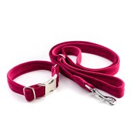 Hundeleine Sametti Fuchsia
