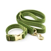 Hundeleine Sametti Gr&uuml;n