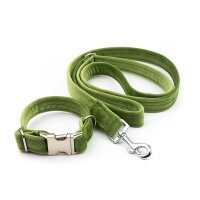 Hundeleine Sametti Gr&uuml;n