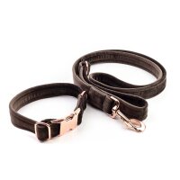 Hundeleine Sametti Schoko