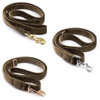 Hundeleine Sametti Taupe