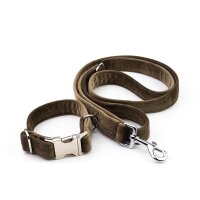 Hundeleine Sametti Taupe