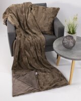 Kuscheldecke Welle Latte