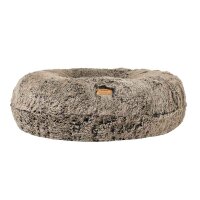 Hundebett Wolke&reg; Zottel Schwarz-Beige
