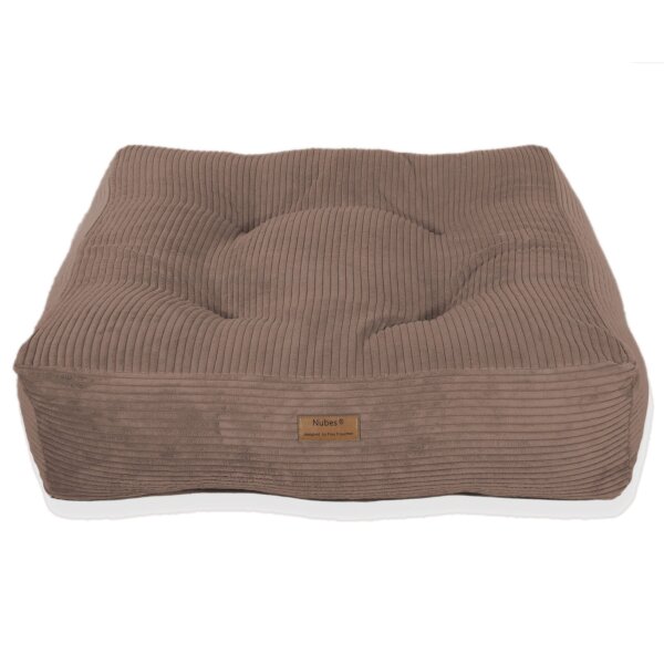 Hundebett Nubes&reg; Cord Cappuccino