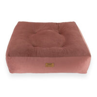 Hundebett Nubes&reg; Sametti Altrosa