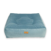 Hundebett Nubes&reg; Sametti Eisblau