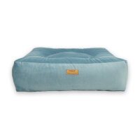Hundebett Nubes&reg; Sametti Eisblau