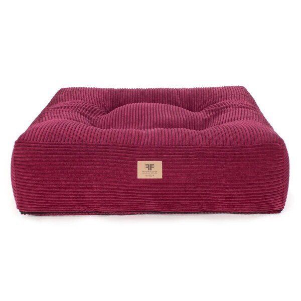 Hundebett Nubes&reg; Cord Merlot