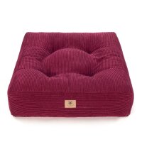 Hundebett Nubes&reg; Cord Merlot