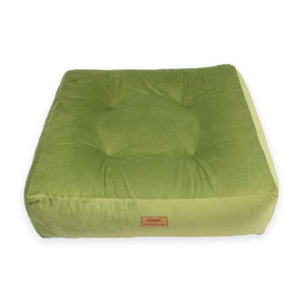 Hundebett Nubes&reg; Sametti Gr&uuml;n