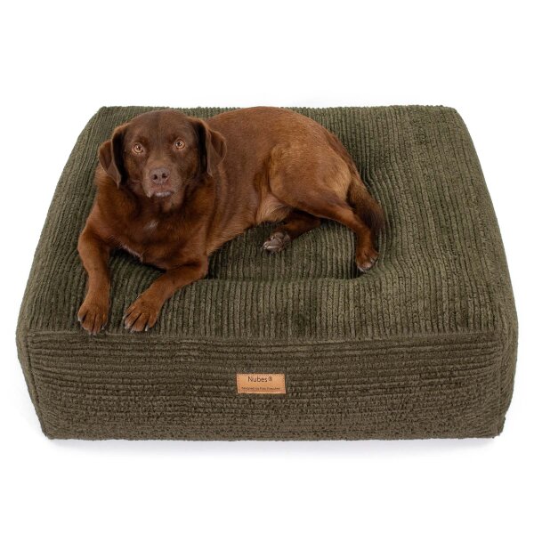 Hundebett Nubes&reg; Stripes Olive