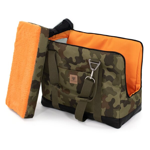 Hundeflugtasche Fly-Bag Camo-Orange